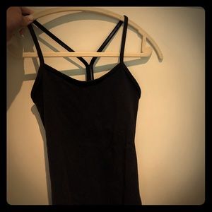 Lululemon Power Y tank black. Size 2
